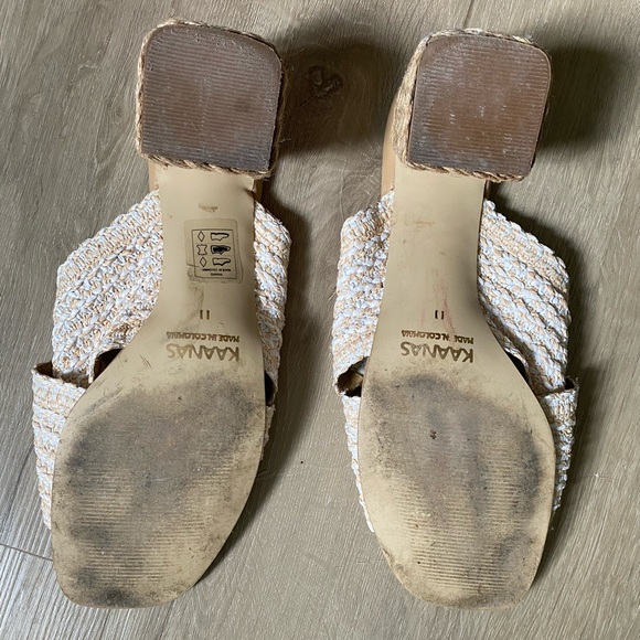 Kaanas woven block heel sandals - Picture 4 of 4